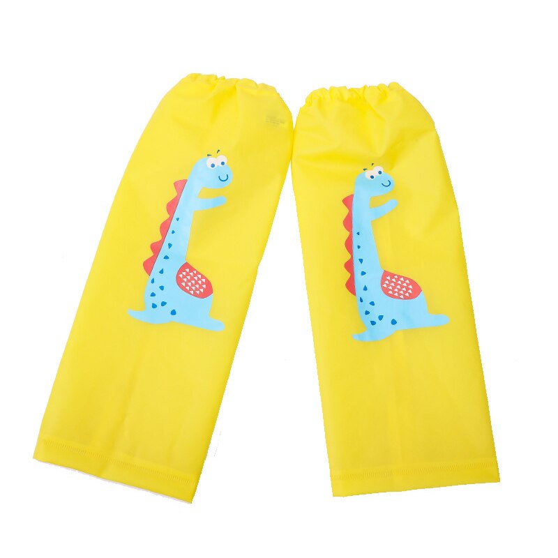 Polainas de senderismo al aire libre para niños, pantalones de lluvia impermeables para pantorrilla, cubierta de lluvia para piernas: Yellow-animal