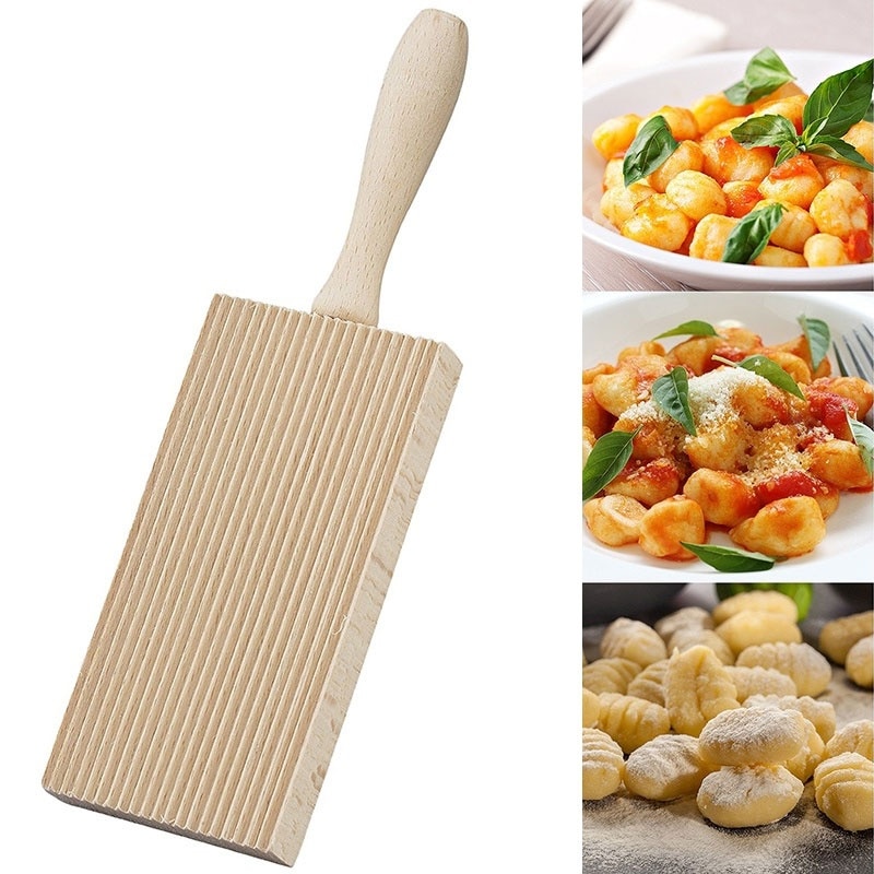1 stk gnocchi -brett, tre -gnocchi og cavatelli paddle -riflet pasta