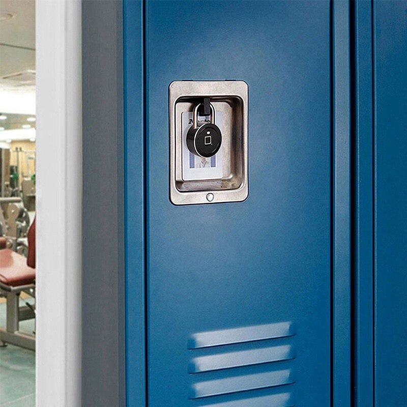 Candado de huella digital con contraseña, candado de huella digital con Bluetooth, candado inteligente para el hogar, candado antirrobo para puerta pequeña