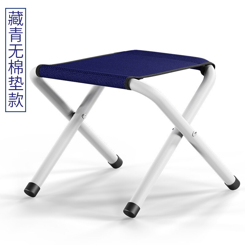 15% x12 4 ben stærk stol sæde folde camping skammel bærbar vandreture fiskeri bbq farver tilgængelige: Blå