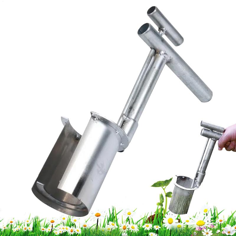 Transplantador de plántulas, trasplantador de jardines, herramienta multifuncional para plantar y trasplantar jardines para excavar, deshierbe