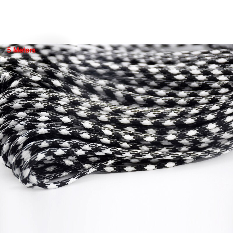 5 Meters Survival Paracord Rope Cuerda 4mm 7 Strands Ropes Outdoor Tools Mil Spec Type III Escalada Paracorde Bracelets Paracord: Brown