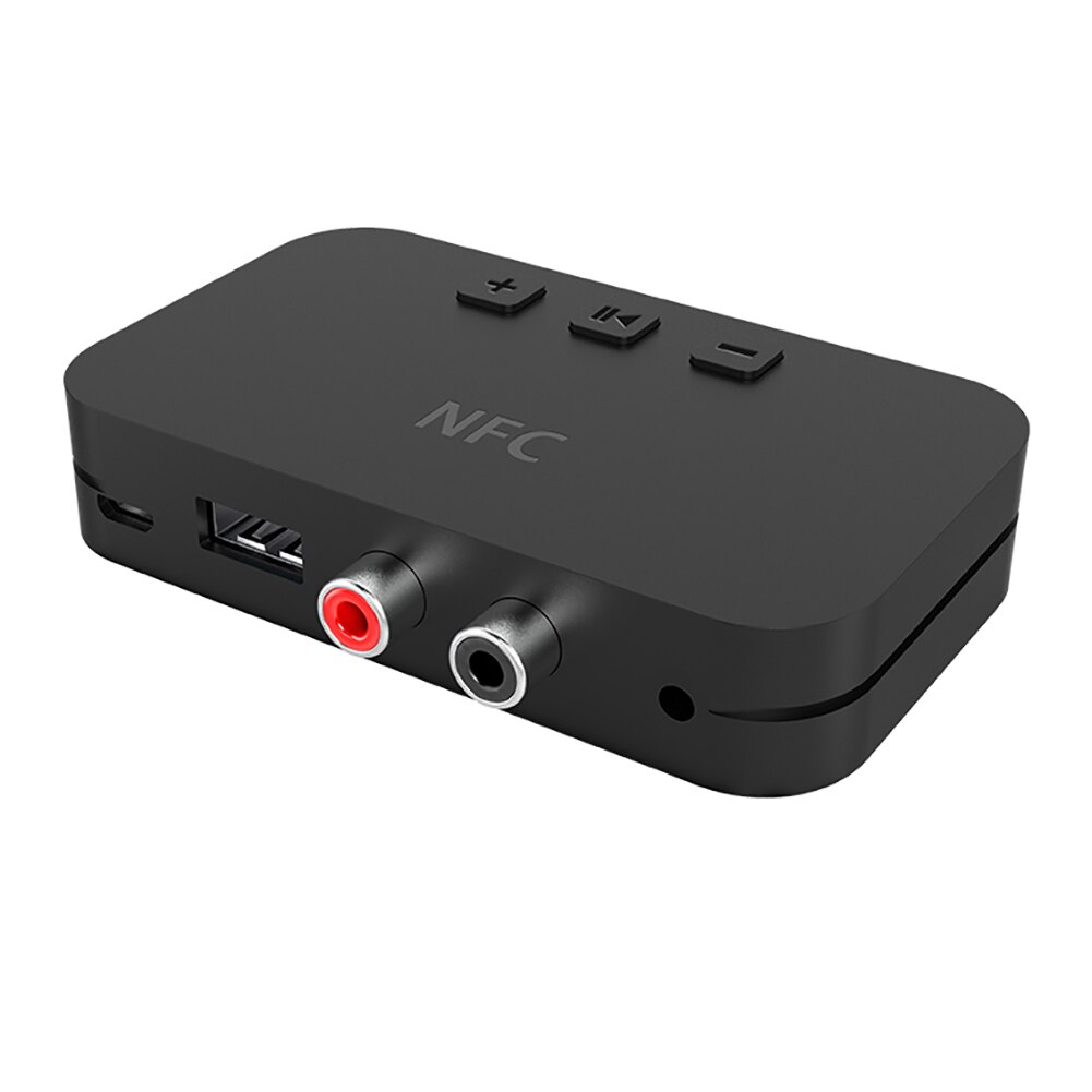 Muziek Ontvanger 3.5Mm Jack Voertuig Bluetooth Ontvanger Bluetooth Adapter 5.0 Met Microfoon Voor Auto Tv Speakers Auto Op/off