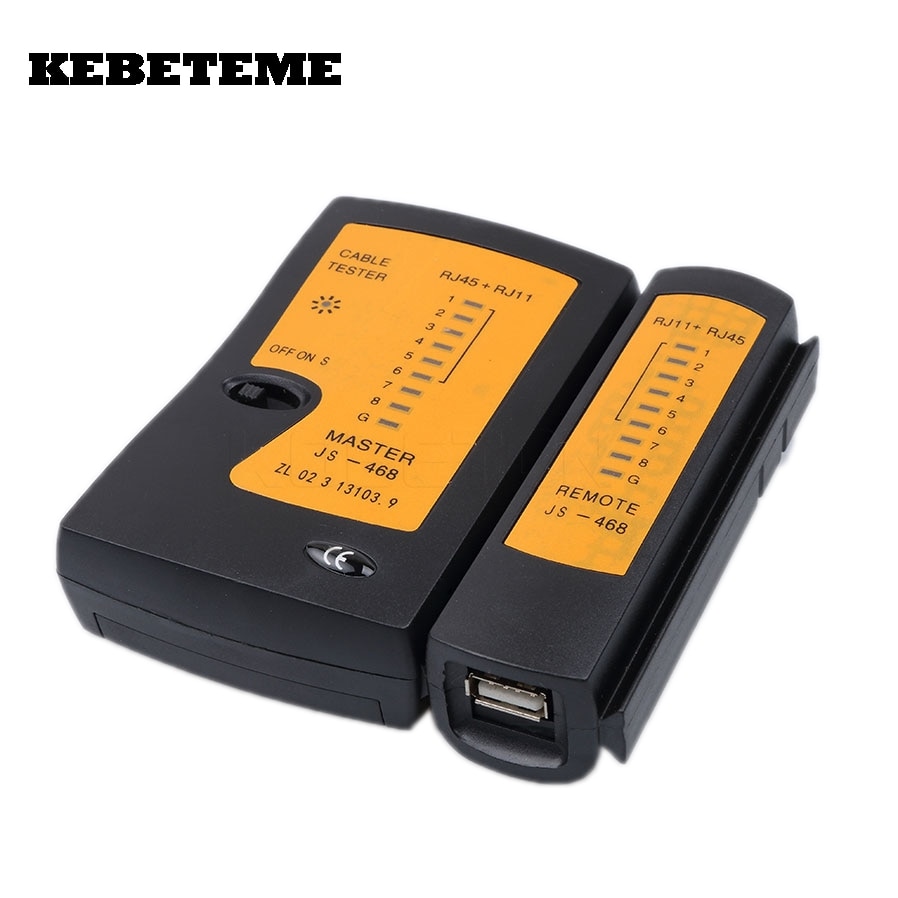 KEBETEME Professionale RJ45 USB Cavo di Rete filo tester Ethernet LAN di Rete tester rivelatore inseguitore rete Strumento