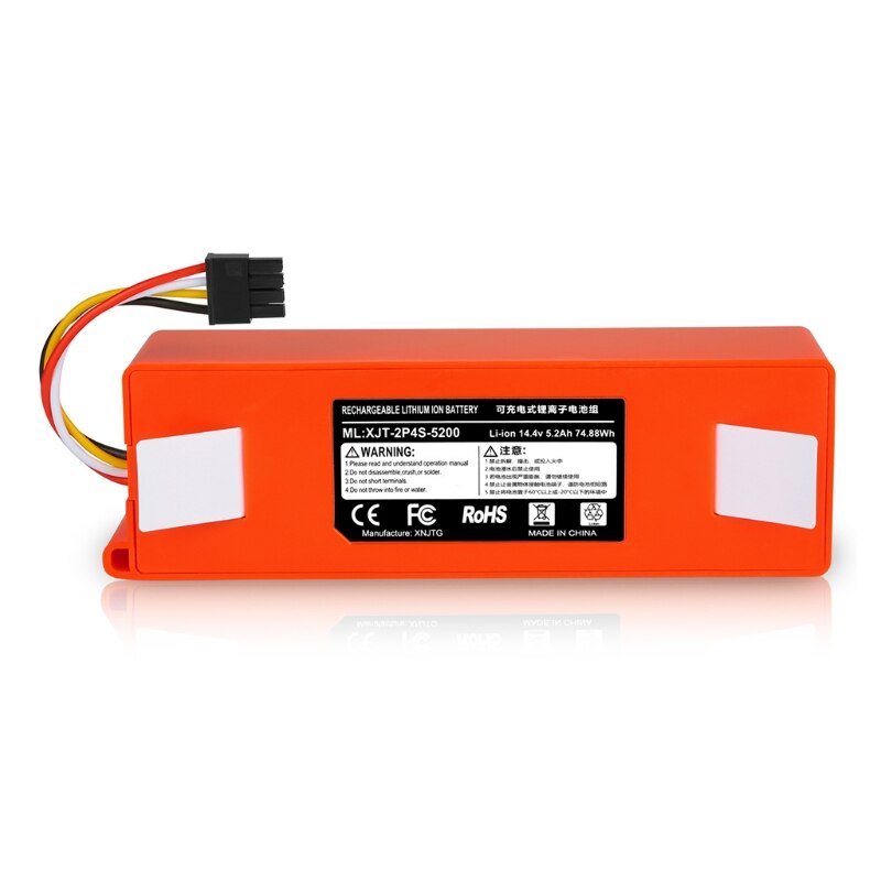 Robotic Vacuum Cleaner Replacement Battery 5200mah for xiaomi Robot