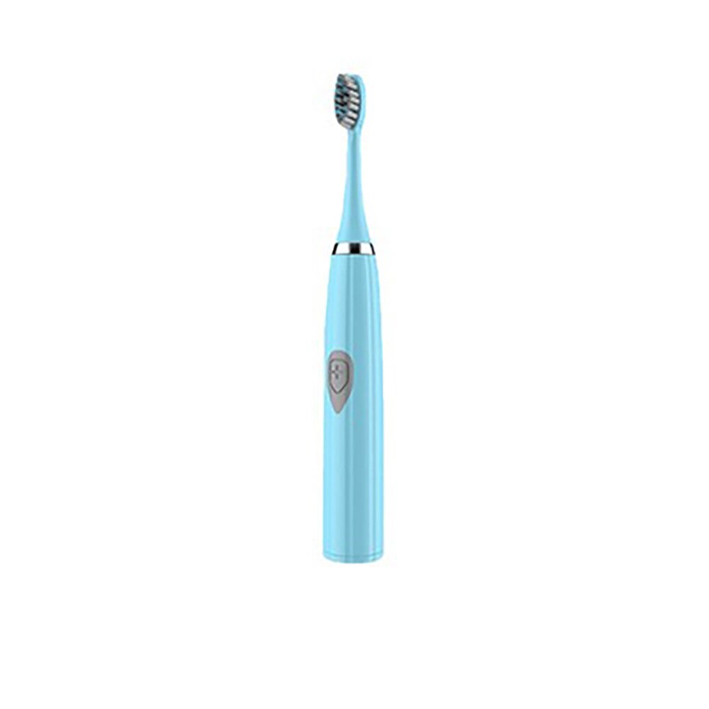 Three-head Electric Toothbrush Household Adult Couple Models Ultrasonic Toothbrush Waterproof Male and Female Models: Blue