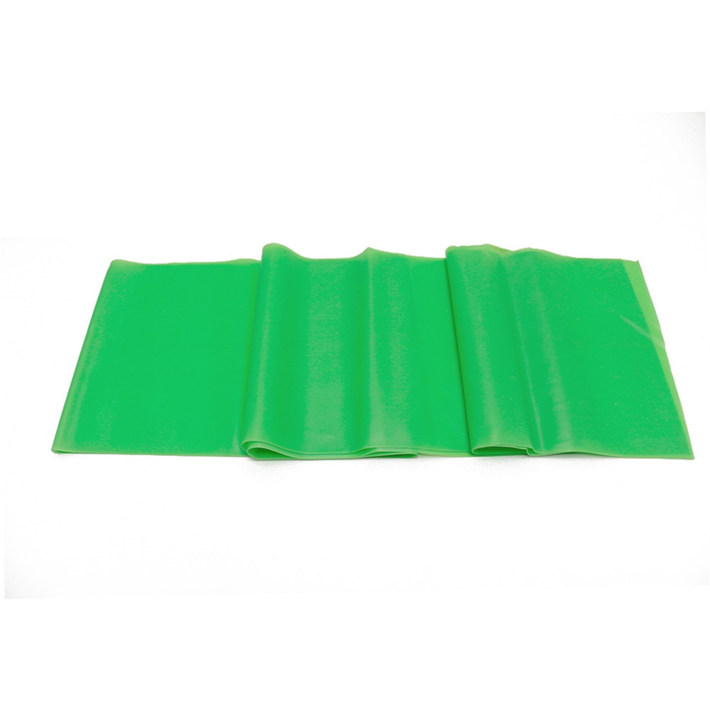 Unisexe Fitness Yoga intérieur Tension bande Fitness exercice Pilates étirement ruban ceinture tirer élastique sangle fournitures: green