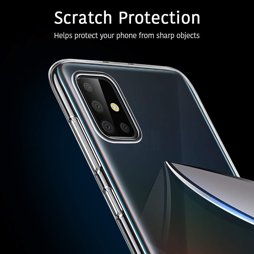 Case For Samsung Galaxy A51 TPU Silicon Clear Fitted Bumper Soft Case for Samsung Galaxy A51 A71 A 51 71 Back Cover