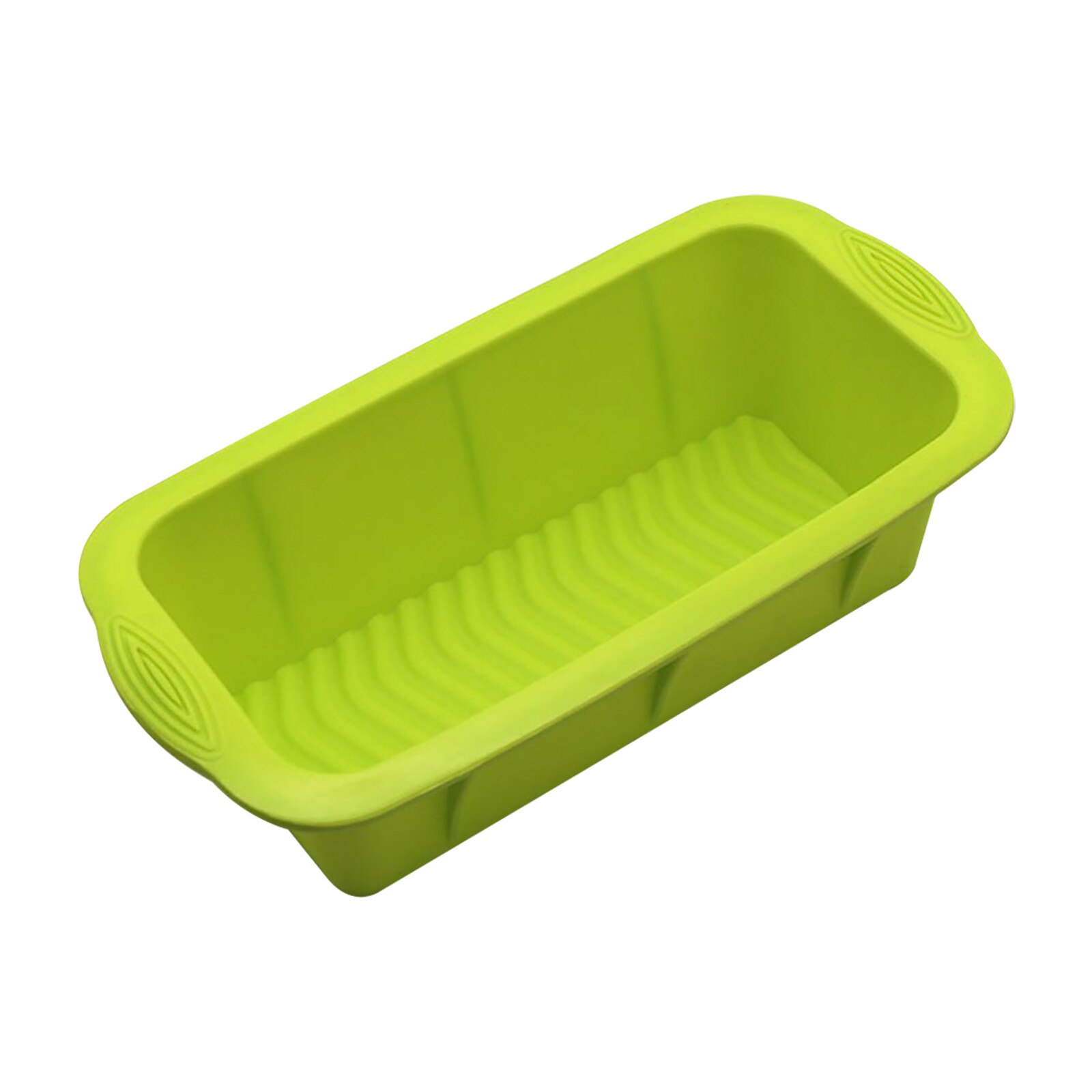 Grande retângulo de silicone não vara pão bolo bolo molde bakeware cozimento pan forno não-vara molde de cozimento n50: B