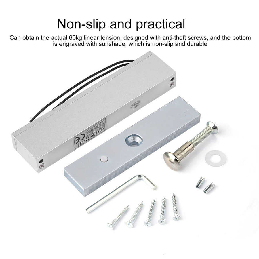 Electric Magnetic Door Lock 180kg Strong Force Access Control for Door Cabinet Drawer