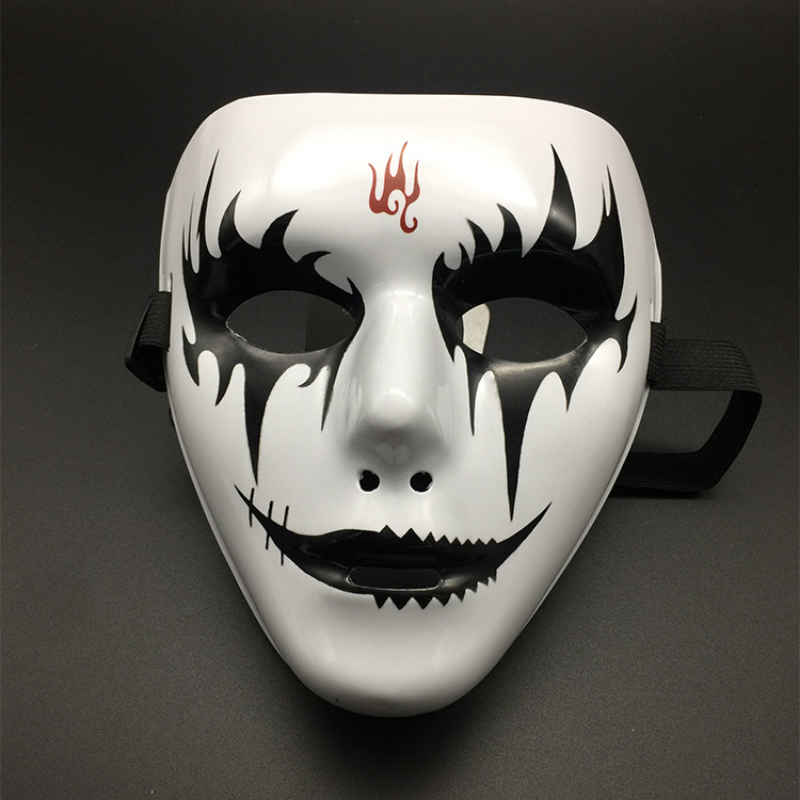 1pcs Full Face Mask Hand-painted Halloween Masquerade Scary Party Supplies Cosplay Costume Accessory Props: Champagne