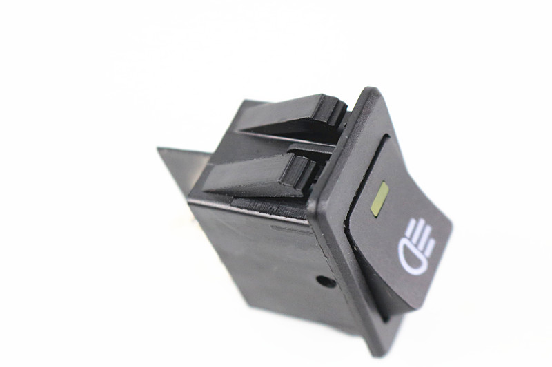 KCD4 Rocker Switch ON-OFF 2 Position 4 Pins LED 12V 35A automobile refitting fog lamp switch with light Rocker switch: Yellow