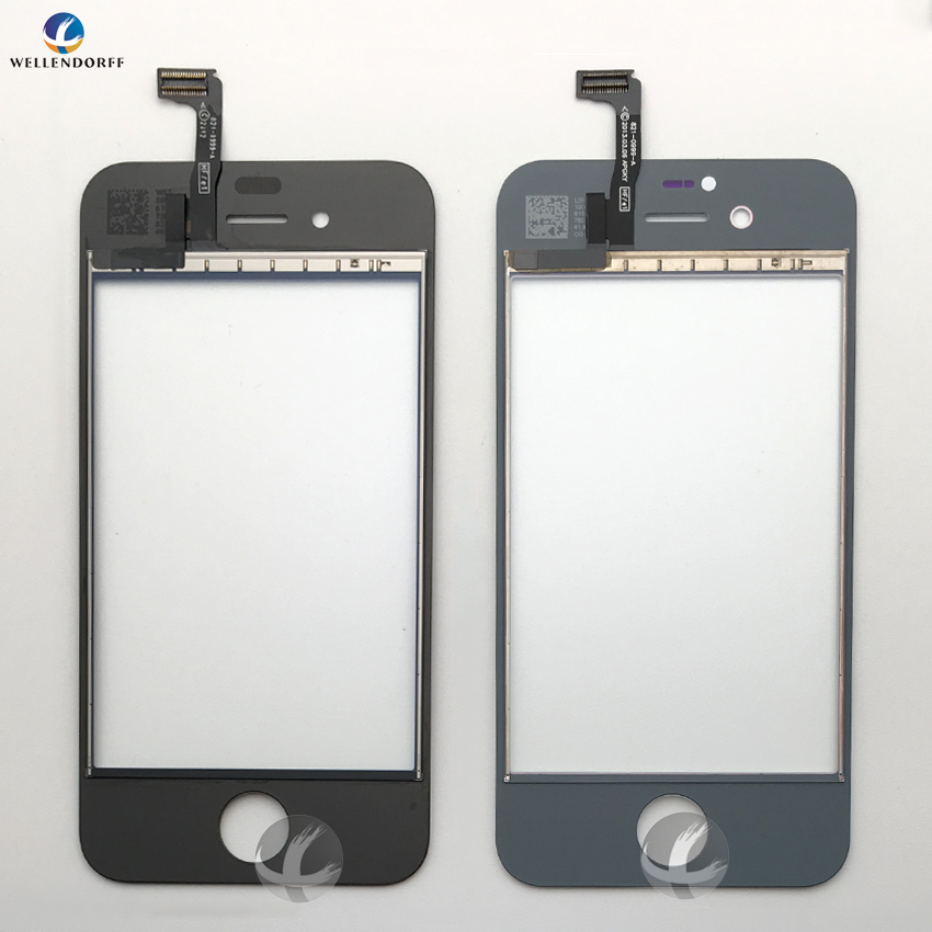 Touchscreen voor iphone 4 4s touchscreen digitizer glas lens sensor vervangende onderdelen voor touchscreen oem aaa test
