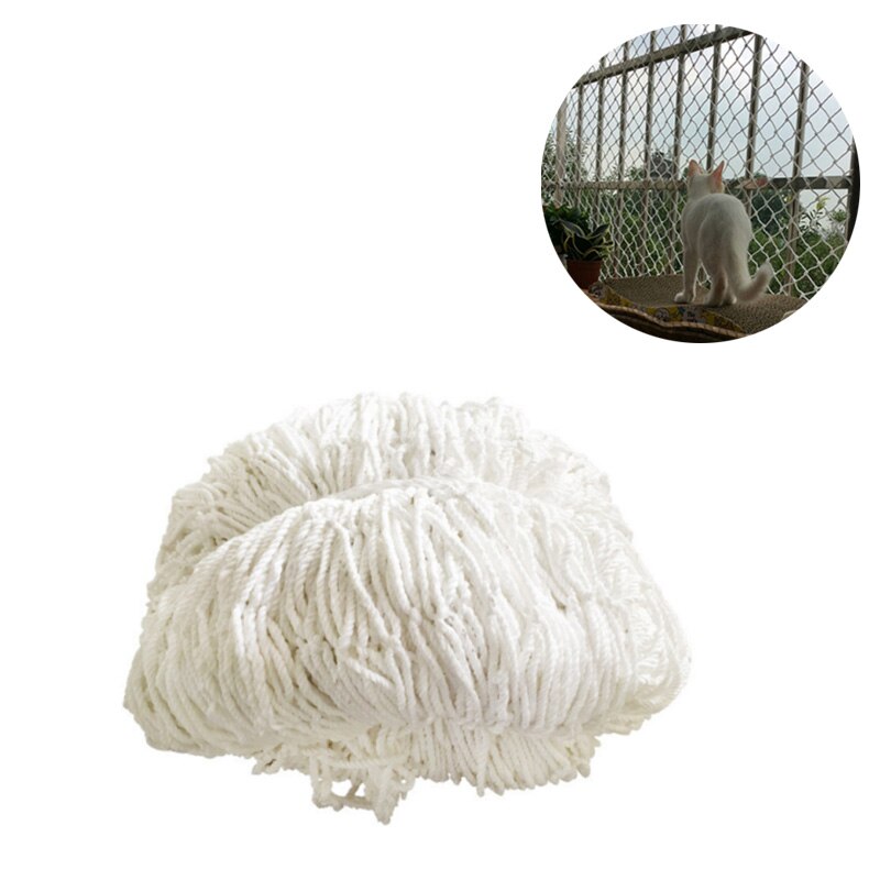 Wit Nylon Beschermende Netto Rooster Trap Balkon Veiligheid Bescherming Hek Kids Peuter Huisdier Veilig Dek Anti Vallen Net