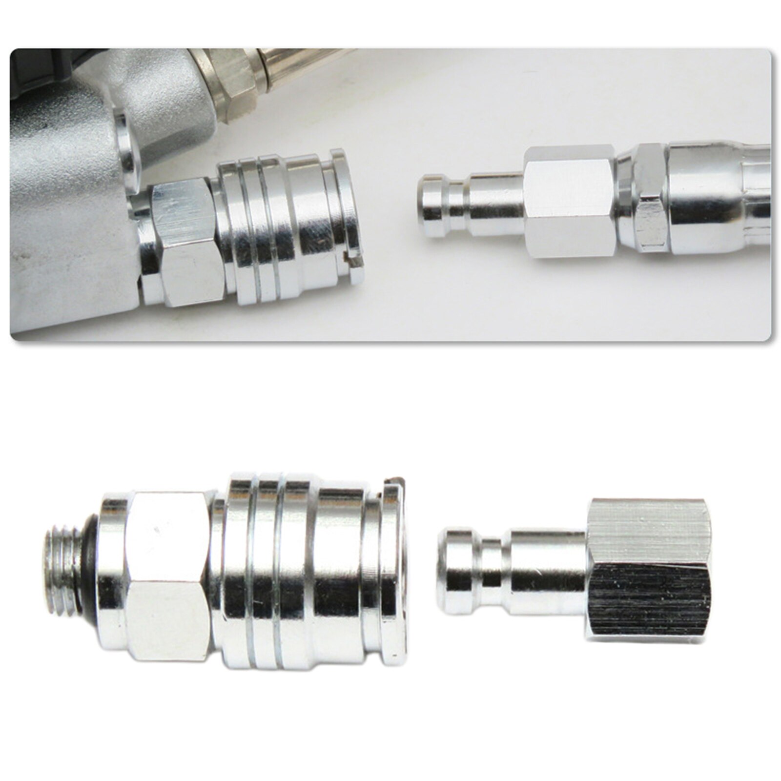 100% Verchroomd Koper 3/8 Inch Voor Lage Druk Apparaat-3/8 Vrouwelijke Pijp Draad X 3/8 Mannelijke Flare