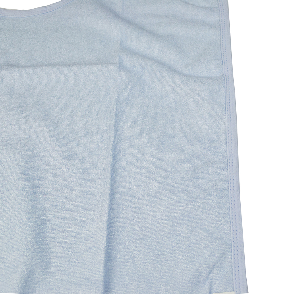 Vandtæt vaskbar voksen handicap hagesmæk måltid stofbeskytter forklæde blå