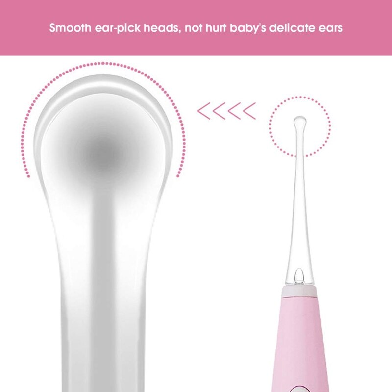 Electric Vacuum Earwax Remover with LED Light Painless Ear Wax Removal Cleaner