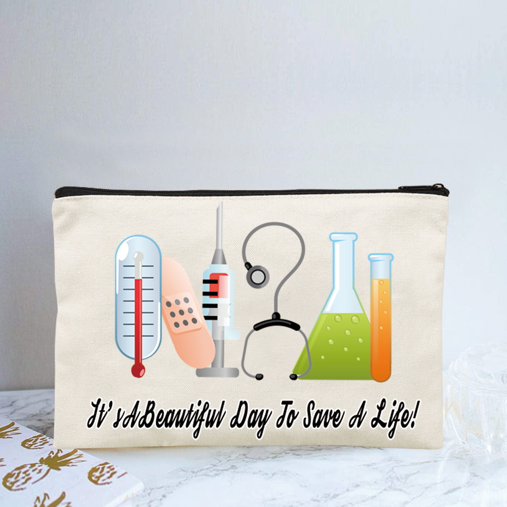 Torby kosmetyczne kobieta kosmetyczka plaża pielęgniarka serii organizator podróży Case makijaż Bagi Party Bagd prezent ślubny Lady makijaż przypadki: Nurse 010