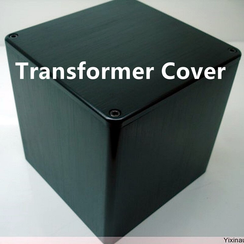 High-End 134*134 * Hoogte 141Mm Transformer Cover Transformator Schild Shell Transformator Shield Cover Ultra-fijn Geborsteld Aluminium