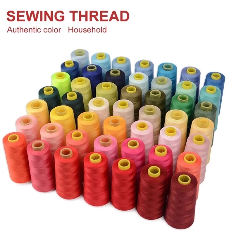3000 Yards Length Sewing Thread 40S/2 Threads Polyester Thread Multicolor Spool Sewing Accessories