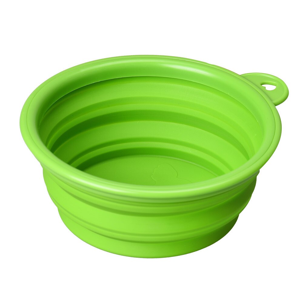 Cuenco plegable ecológico de silicona para perros, alimentador de agua y comida Gato, cuencos de alimentación portátil de viaje, contenedor de comida para cachorros #7: B