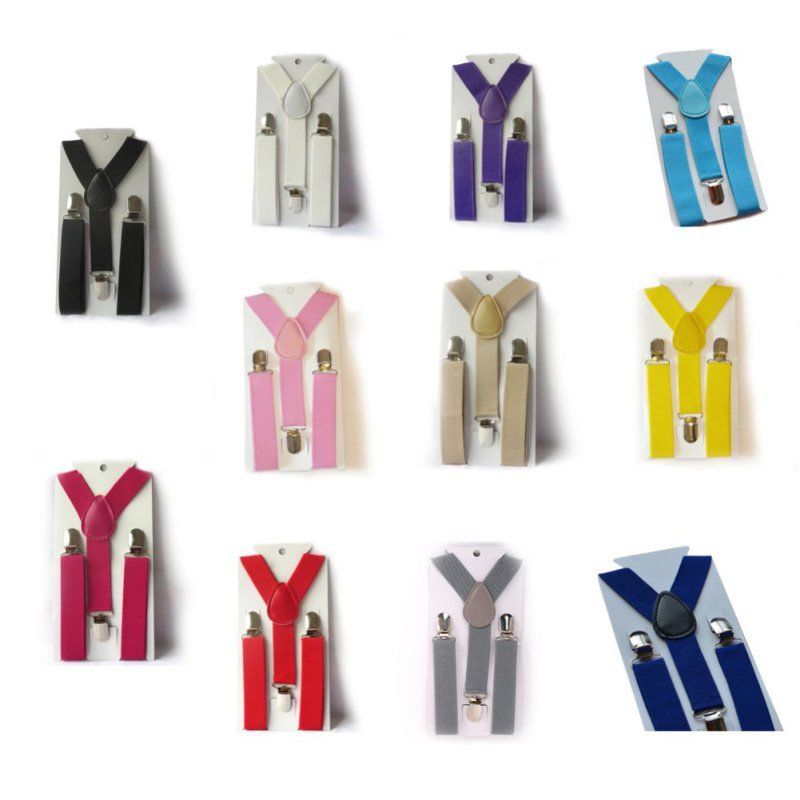 Tirantes de cinta elástica ajustable para niños y niñas, accesorios de boda para bebés, nueva