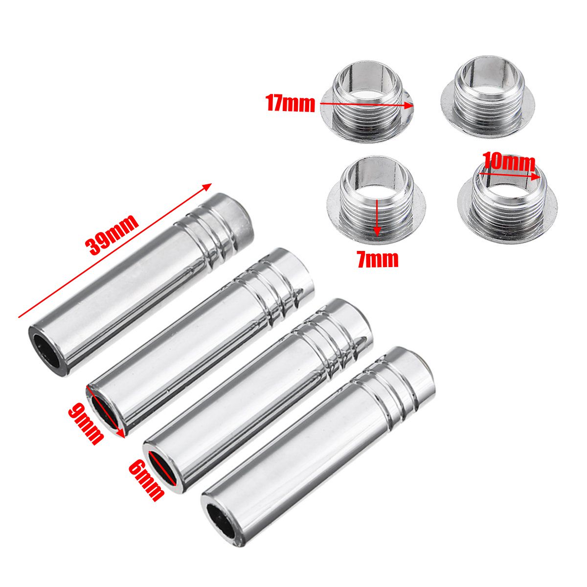 8pcs /set Stainless Steel Screw Door Lock knob Pins Security Door Lock Pins For Mercedes For Benz