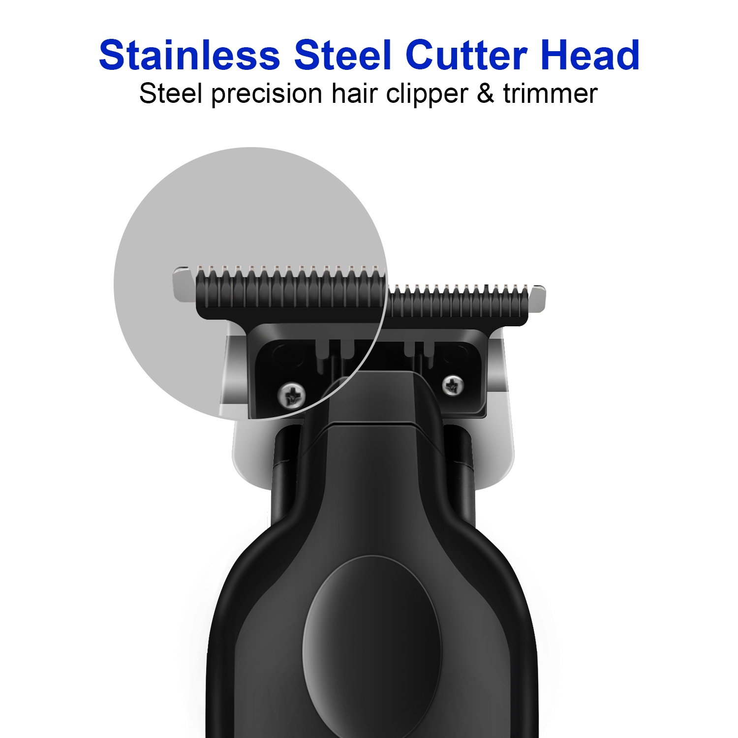 Kemei 2299 Barber Cordless Hair Trimmer 0mm Zero Gapped Carving Clipper Detailer Electric Finish Cutting Machine