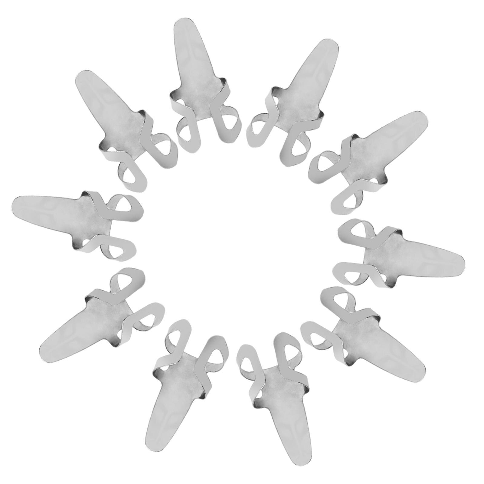 10 Pieces Guitar Finger Pick Plectrums Slide Accessories for Acoustic Guitar