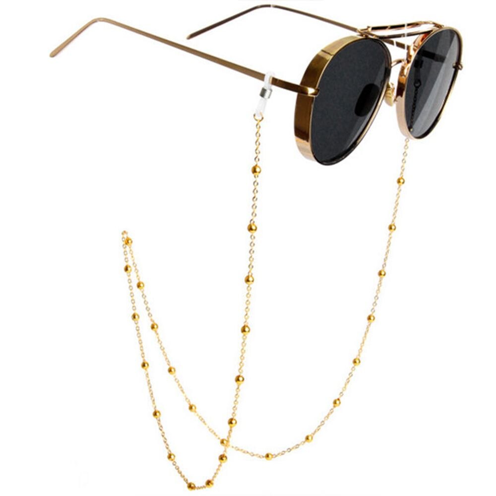 Metal Face Mask Necklace Strap For Women Men Snake Chain Glasses Clips Lanyard Holder Sunglasses Chains Eyewear Jewelry: A