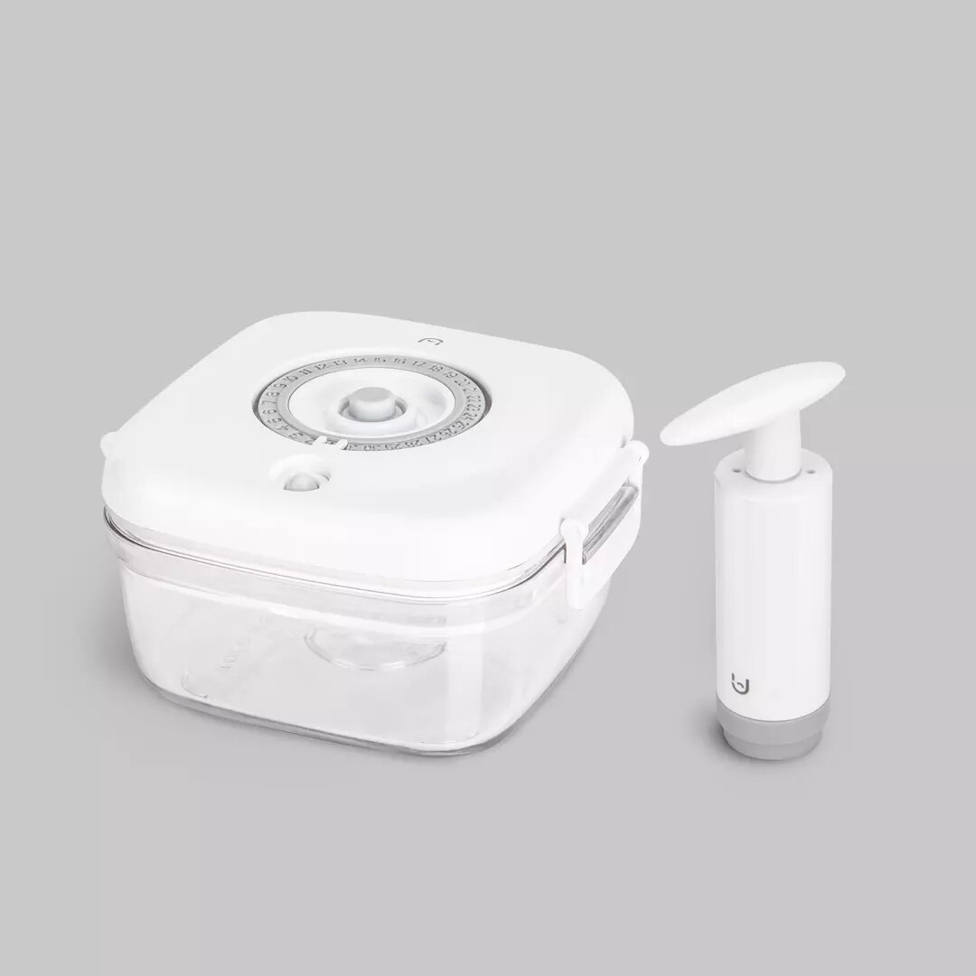 Xiaomi bo's vakuum färskhetslåda fruktlåda matlåda bärbar studentbarn plastmat förseglad låda vakuumförvaring