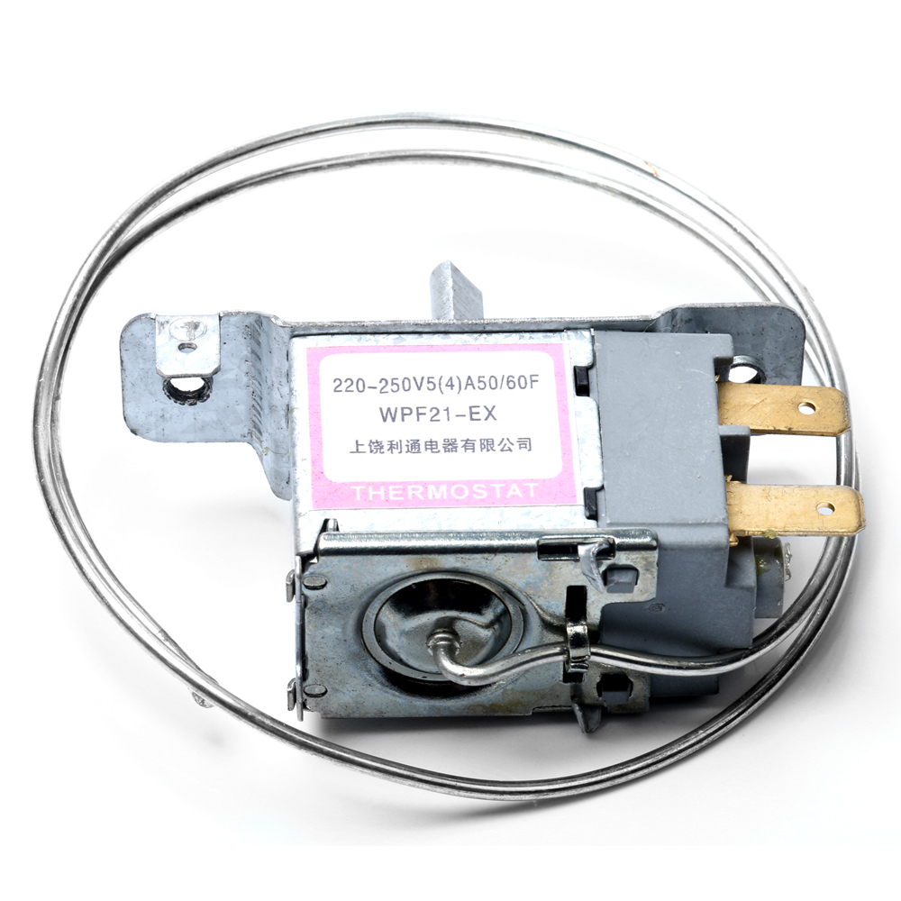 Termostato para refrigerador, WPF21-EX, 2 pines, sonda de 50cm, controlador de temperatura para congelador, accesorio para refrigerador, 1 ud.