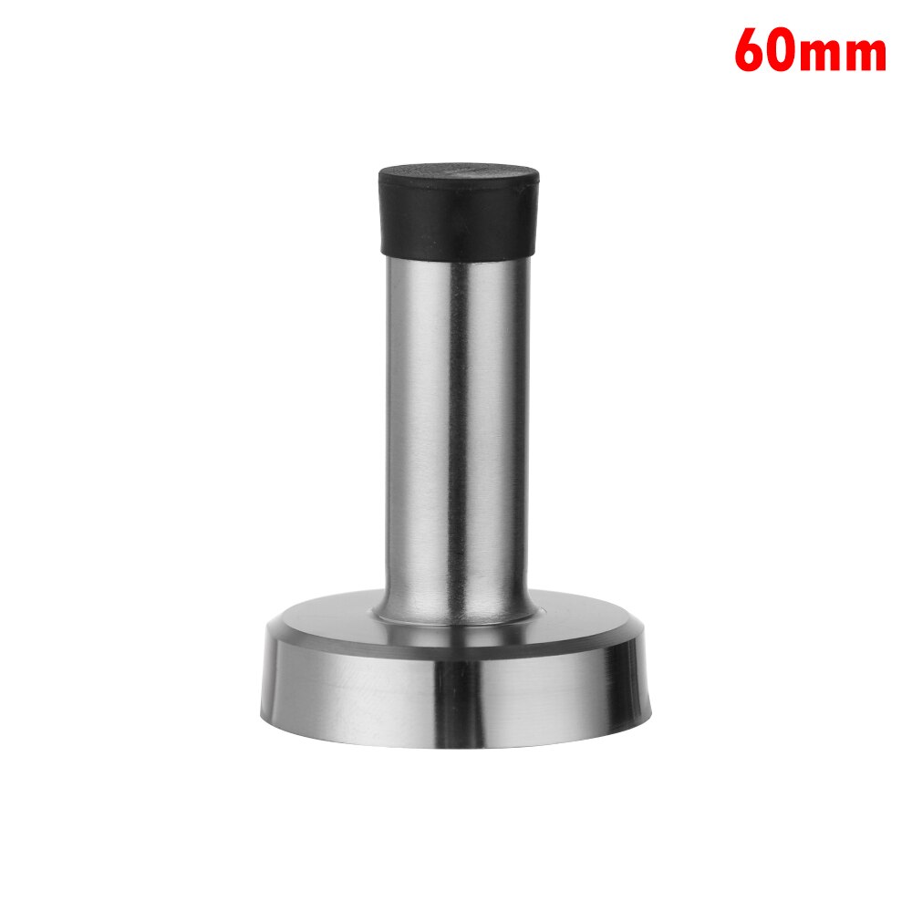 Protector Sound Dampening Door Stop Dual Use Self Adhesive Wall Mounted Rubber Stopper Buffer Prevent Collision Door Catch: 60mm