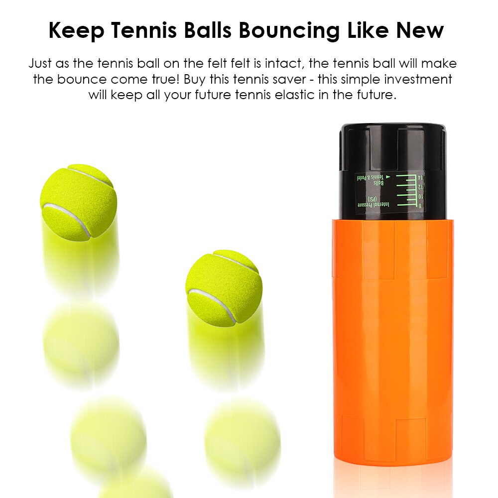 Tennis Pressure Repair Tank Tennis Ball Container Tennis Pressure Repair Tennis Accessories Keep Tennis Balls Bouncing