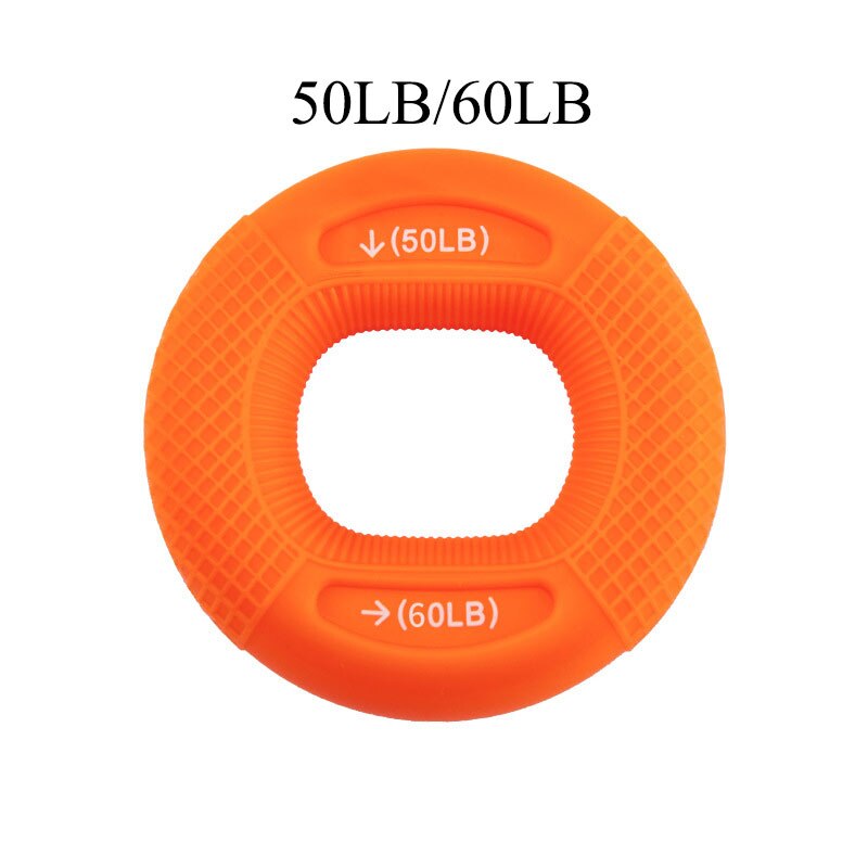 Silikon Einstellbare Hand Griff 20-80LB Greif Ring Finger Unterarm Trainer Karpaltunnelsyndroms Expander Muskel trainieren ÜSpund Fitnessstudio Fitness: Orange