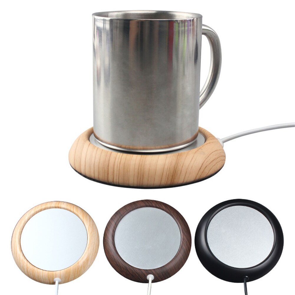 Calentador de granos de madera USB calienta posavasos de bebidas para mantener bebidas nuevos de abrigo