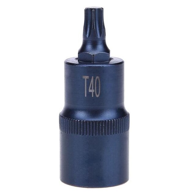 Torx Screwdriver Bit T30,T40, T45, T50 ,T55 ,T60, T70 Sockets Set Drill Adapter Impact Screwdriver Bit Hand Tools For Mechanics: T40