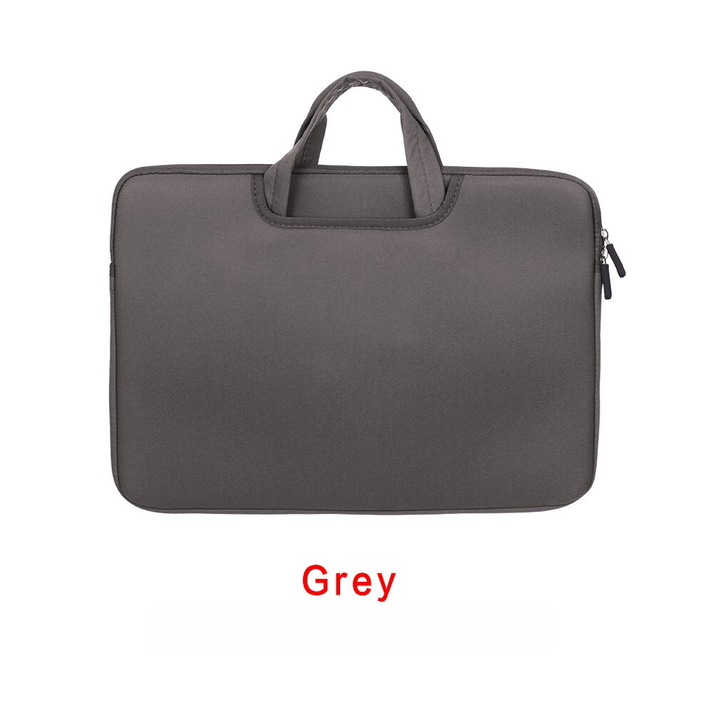 Laptop Bag Computer Sleeve Case Handbags Dual Zipper Shockproof Notebook Cover For Laptop MacBook Air Pro 11/13/14/15/15.6 inch: Grey / 13 inch