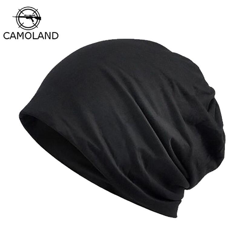 Casual beanie mænd kvinder forår sommer let tynd hat hjelm liner bomuld ansigtsmaske sports cykel hat åndbar