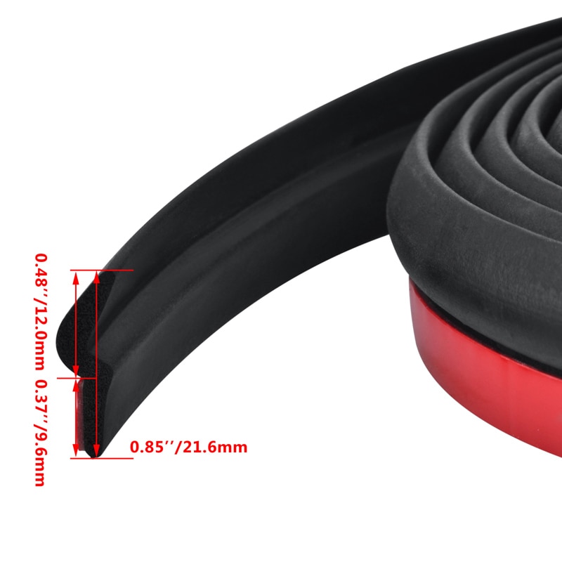 4M Universal Coche forma Z sello de goma tiempo tira hueco puerta ventana borde moldura decorar burlete