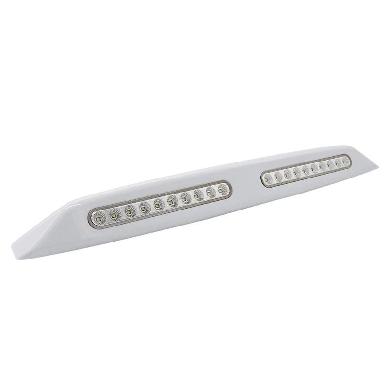 Luz LED para toldo de caravana, lámpara de luz blanca para porche Exterior, caravana, 20 LED, 12V