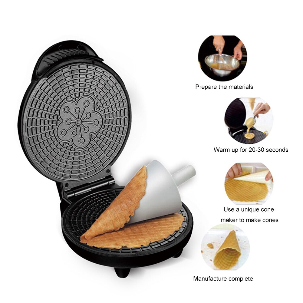 Double-sided Heating Electric Walnut Cake Maker Automatic Waffle Bread Baking Machine Sandwich Iron Toaster Breakfast Pan Oven