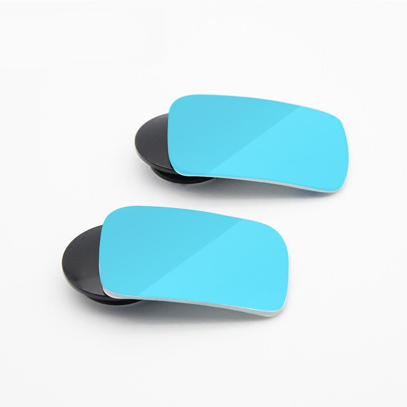 Automotive rear view mirror small round mirror blue mirror Square wide angle reverse mirror anti-glare CD50 Q02: Default Title
