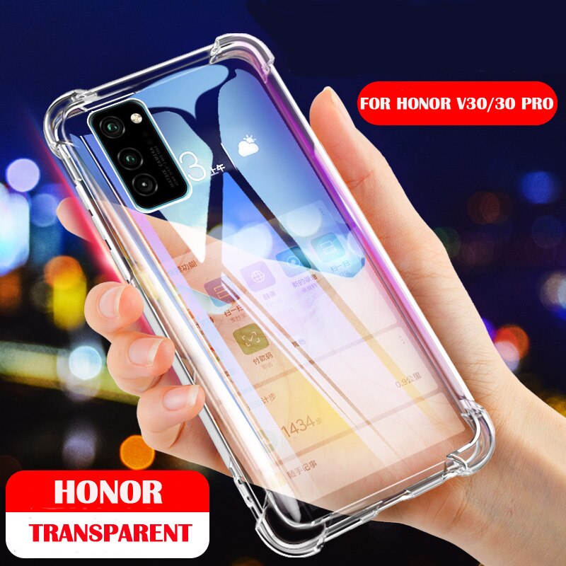 For Huawei Honor 20 Pro honor20 Pro Nova 5t Case Cover Silicone Shockproof soft cases on for Huawei Honor 20 v30 pro Transparent