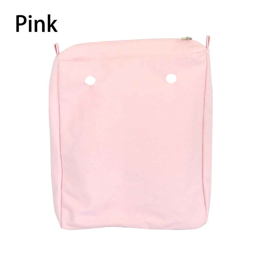 Canvas Insert Tela Insert Lining for O CHIC Lining Canvas Waterproof Inner Pocket for Obag OCHIC: pink