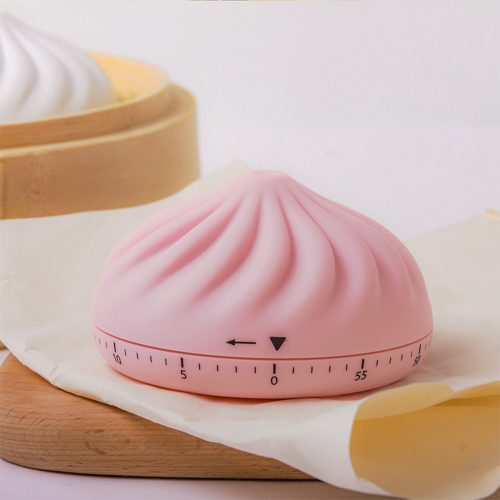 Gestoomde Gevuld Broodje Vorm Mechanische Timer Kookwekker Plastic Koken Timer