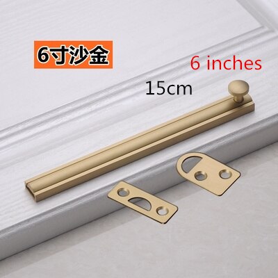 Professionelle Durcheinander Türen Rutsche verriegeln sperren Fenster Bronze- Riegel Möbel Verdeckte Schlösser Schlecht Bolzen Staub Beweis Rohr: 13