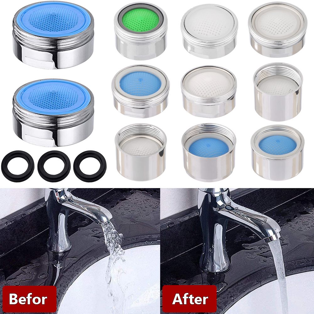 Boquilla de filtro para grifo de cocina, accesorios de ahorro de agua para grifo, aireador, boquilla de filtro macho y hembra