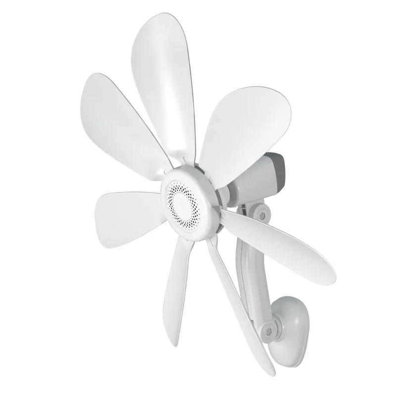 Liten veggmontert elektrisk vifte for hjem og studenthjem, ingen boring nødvendig, ideell for veggdekorasjon på baderom og kjøkken