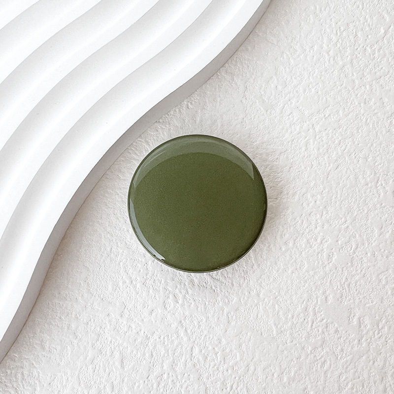 Popular Ins Korean style Macaron socket Phone Talk Grip Stretchable Folding Simple Phone Holder: Golden